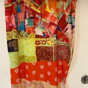 LOVEUDEAR colorful abstract skirt